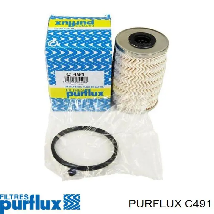 Do koszyka C491 Purflux Filtr paliwa