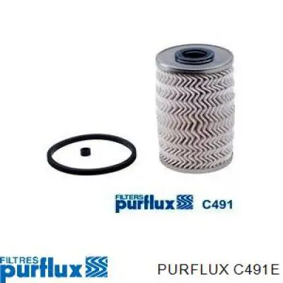 Do koszyka C491E Purflux Filtr paliwa