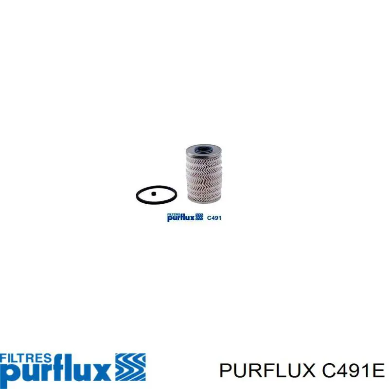 C491E Purflux Filtr paliwa