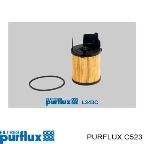 Do koszyka C523 Purflux Filtr paliwa