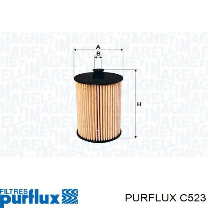 Filtr paliwa Purflux C523 cena, od 14,60 USD