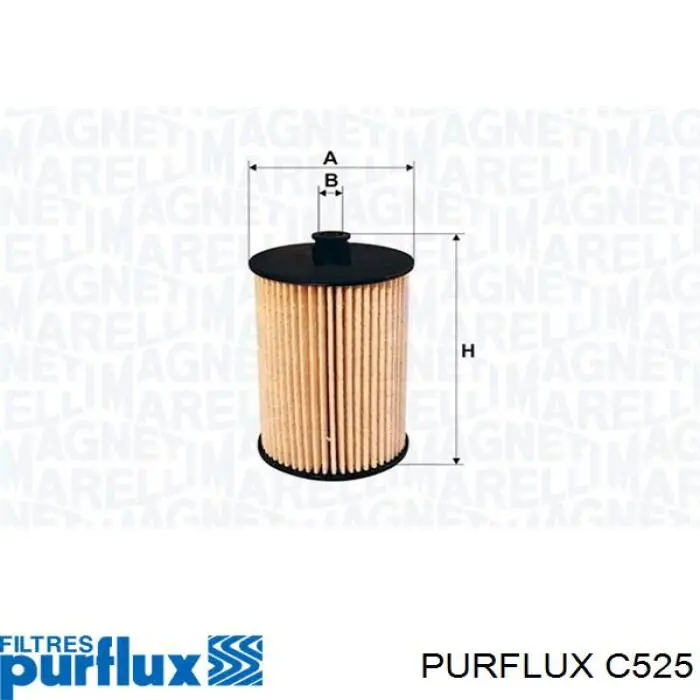 Do koszyka C525 Purflux Filtr paliwa