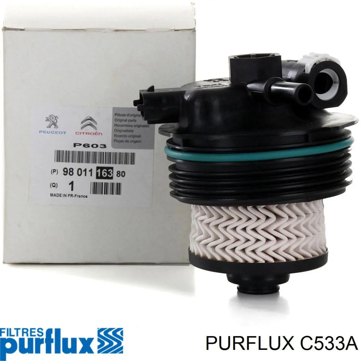 Do koszyka C533A Purflux Filtr paliwa