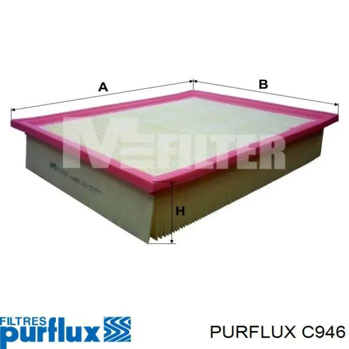 Filtr paliwa C946 Purflux