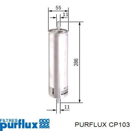 Filtr paliwa Purflux CP103 cena, od 25,25 USD