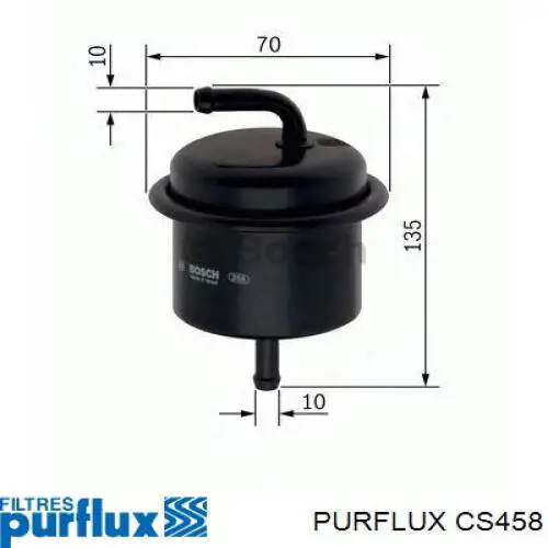 CS458 Purflux Filtr paliwa