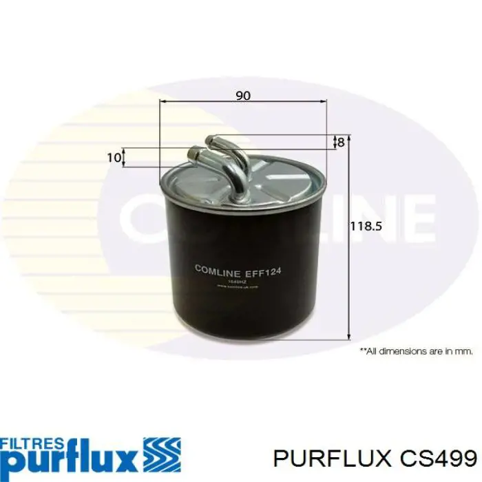 Do koszyka CS499 Purflux Filtr paliwa