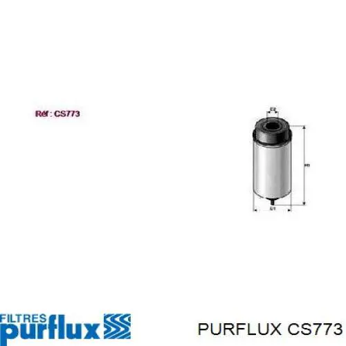 Filtr paliwa Purflux CS773 cena, od 15,79 USD