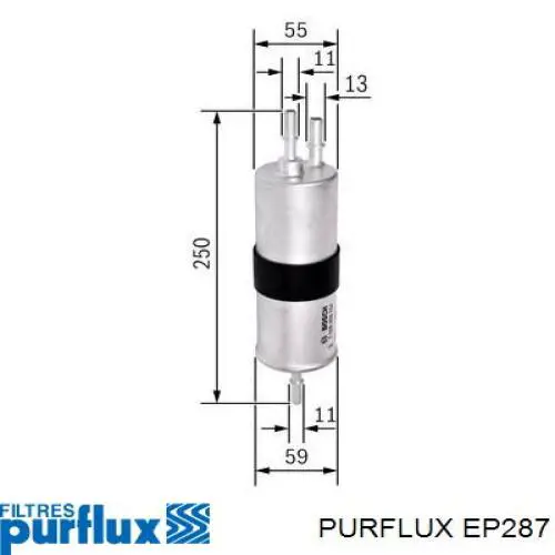 Do koszyka EP287 Purflux Filtr paliwa