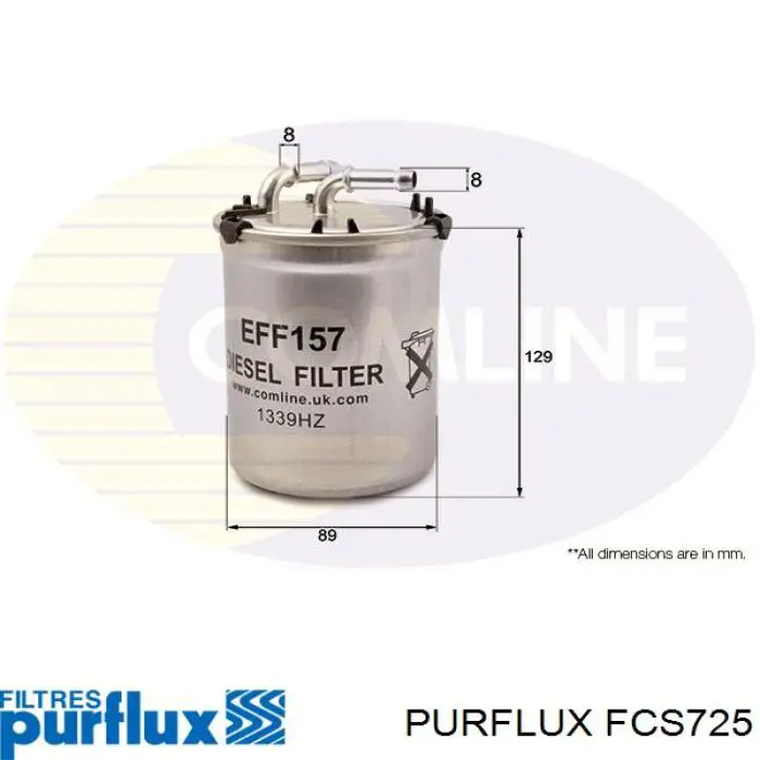 Filtr paliwa Purflux FCS725 cena, od 15,57 USD