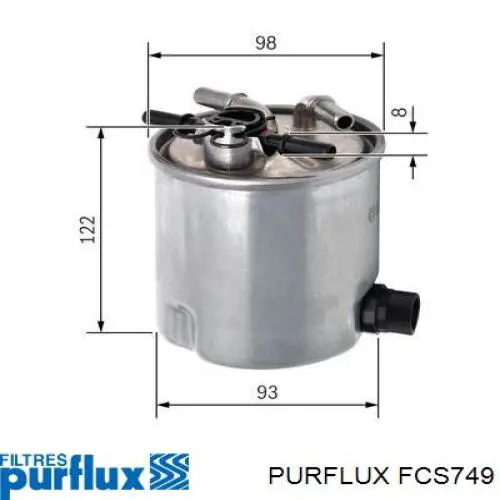 Do koszyka FCS749 Purflux Filtr paliwa