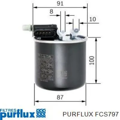 Filtr paliwa FCS797 Purflux