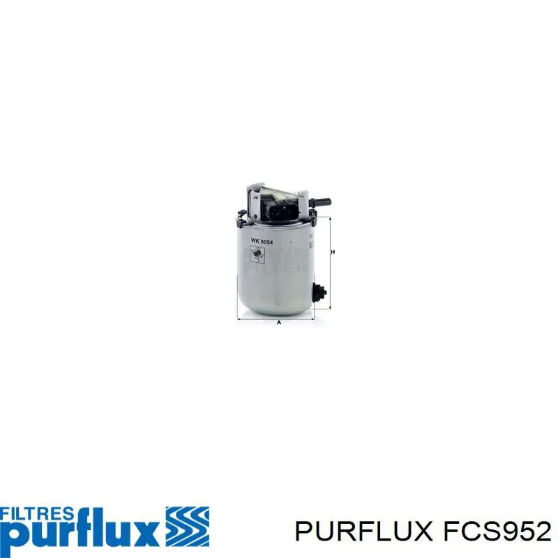 Filtr paliwa Purflux FCS952 cena, od 75,67 USD