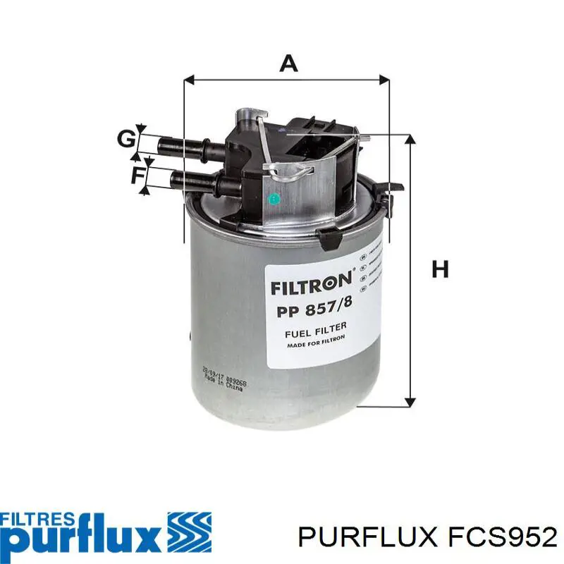 Filtr paliwa FCS952 Purflux