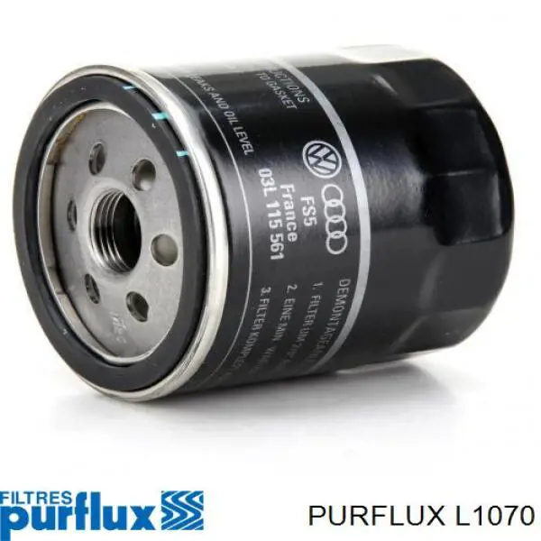 Do koszyka L1070 Purflux Filtr oleju
