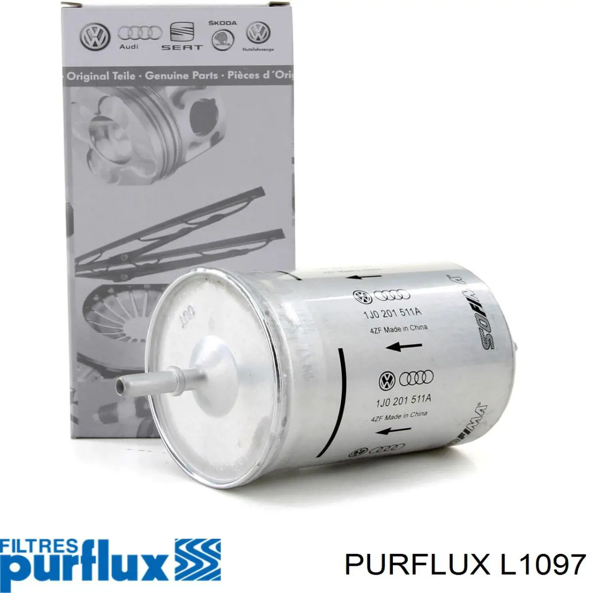 Do koszyka L1097 Purflux Filtr oleju