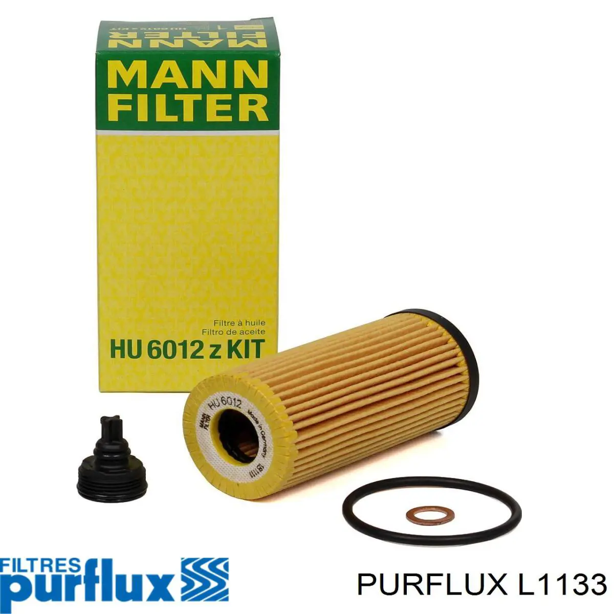 Do koszyka L1133 Purflux Filtr oleju