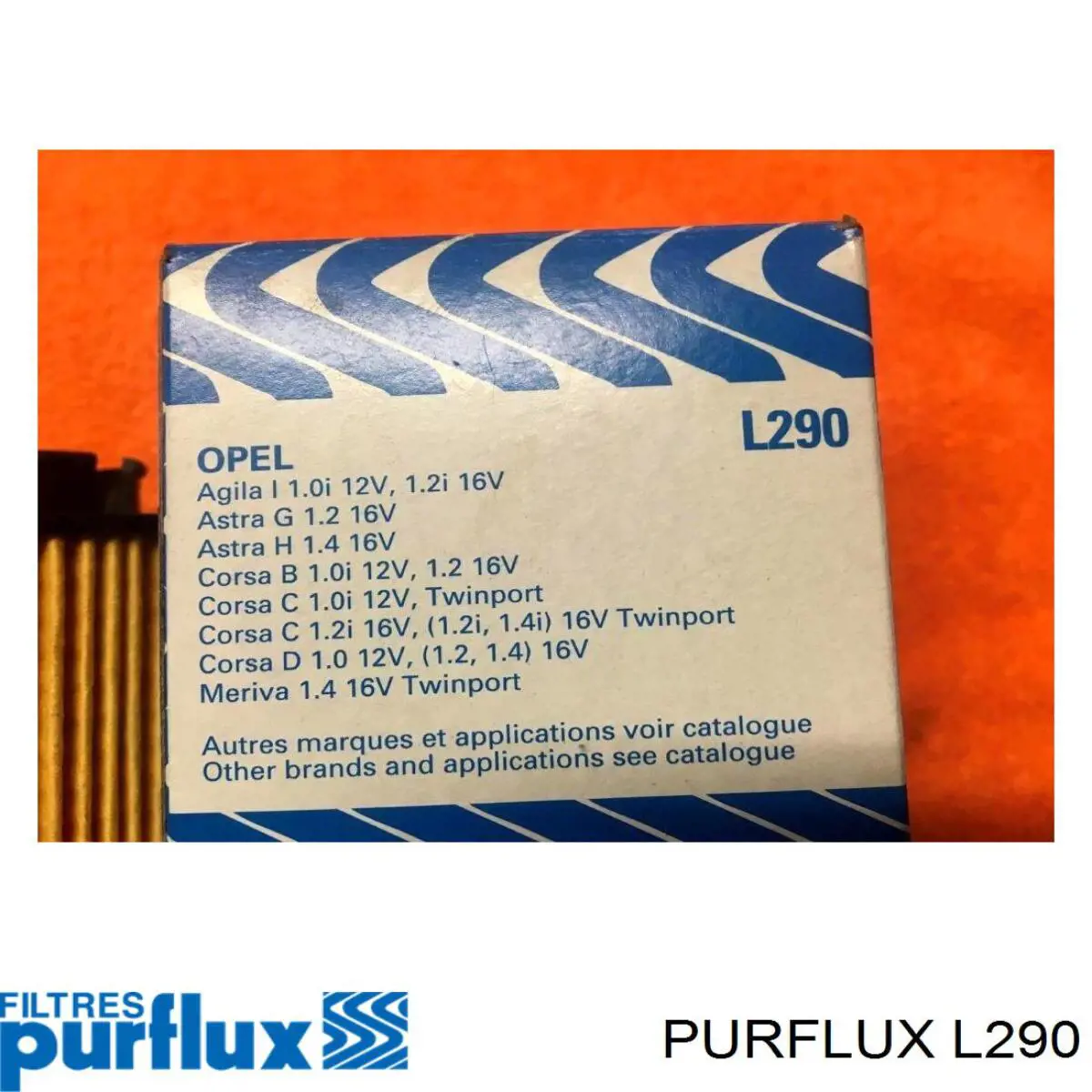 Do koszyka L290 Purflux Filtr oleju