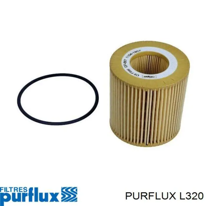Do koszyka L320 Purflux Filtr oleju