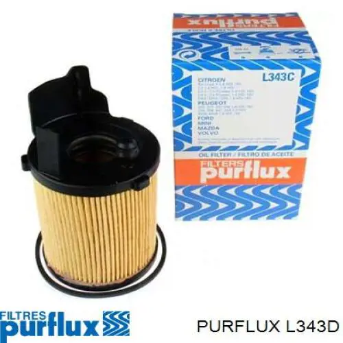 Filtr oleju Purflux L343D