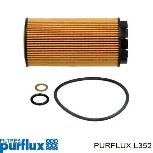 Do koszyka L352 Purflux Filtr oleju