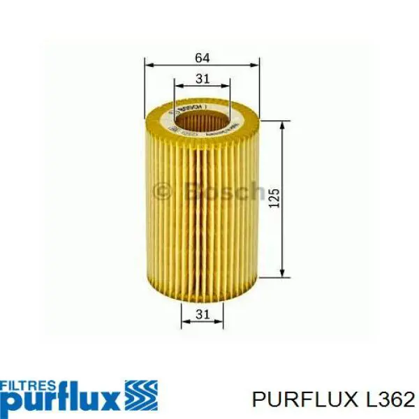 L362 Purflux Filtr oleju