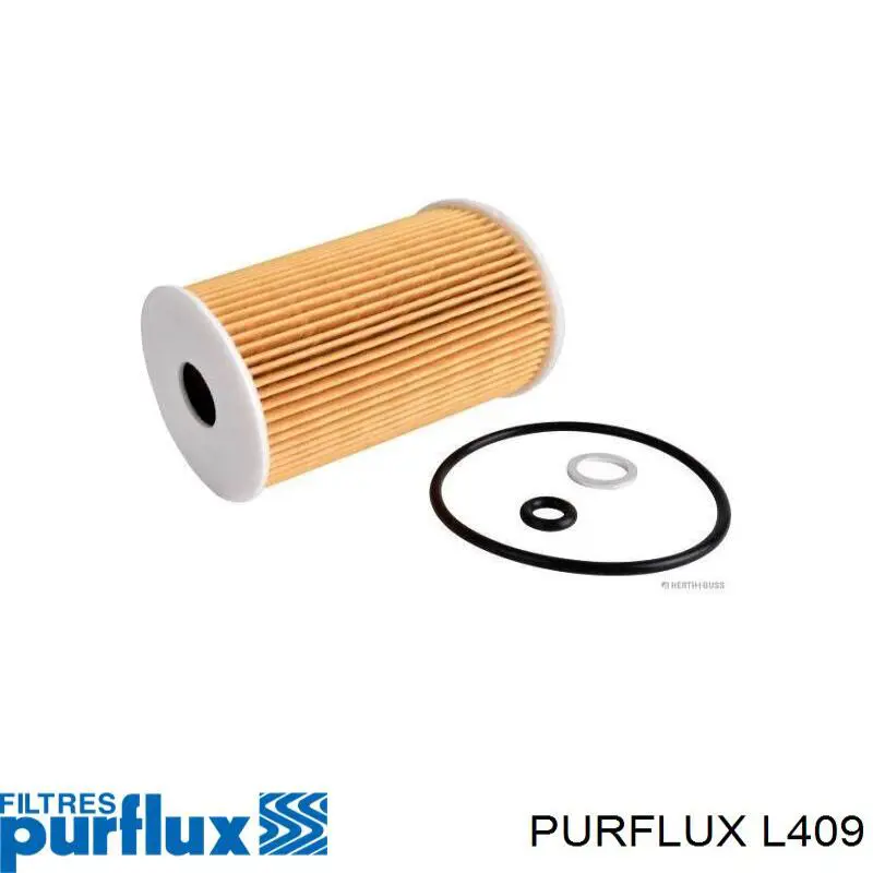 Do koszyka L409 Purflux Filtr oleju