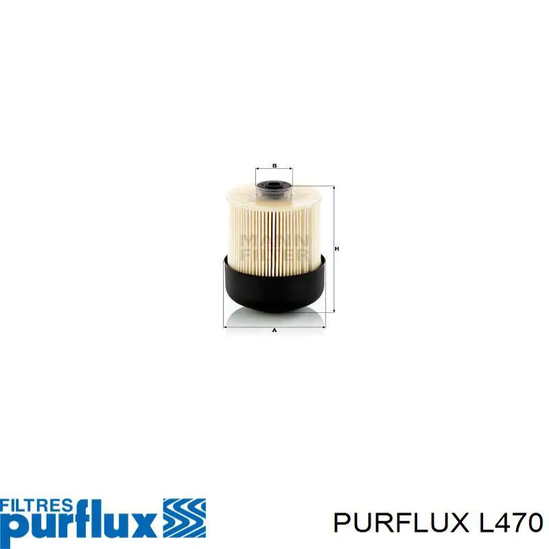 Do koszyka L470 Purflux Filtr oleju