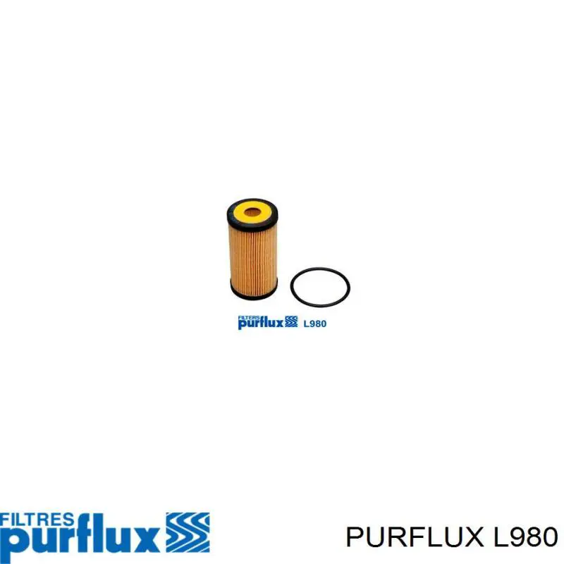 Filtr oleju Purflux L980 cena, od 8,17 USD