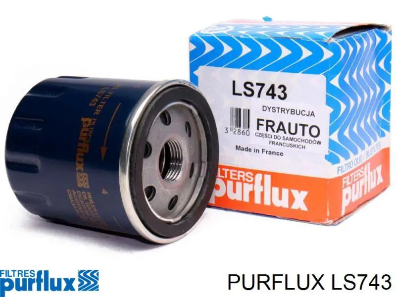 Do koszyka LS743 Purflux Filtr oleju