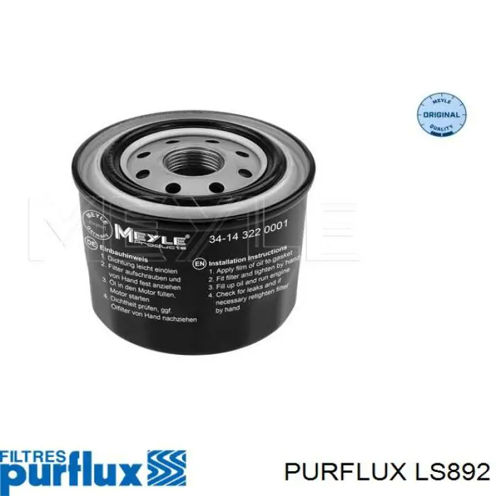Filtr oleju LS892 Purflux