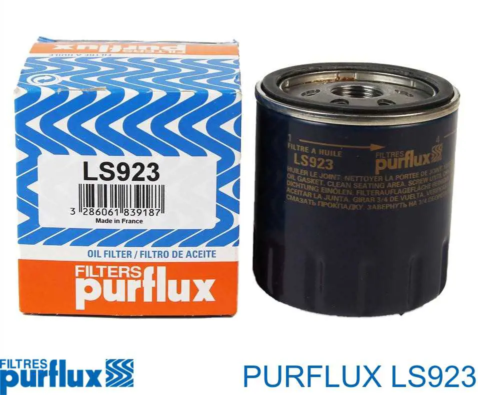 LS923 Purflux Filtr oleju