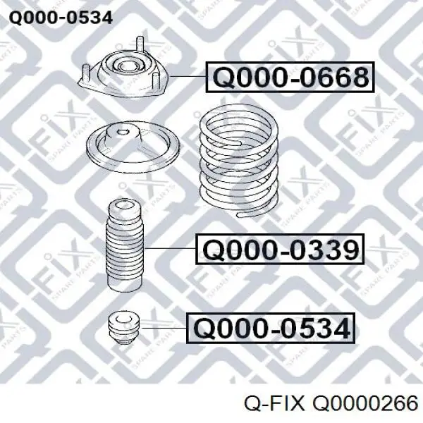 Osłona amortyzatora przedniego Q-fix Q0000266 cena, od 16,11 USD