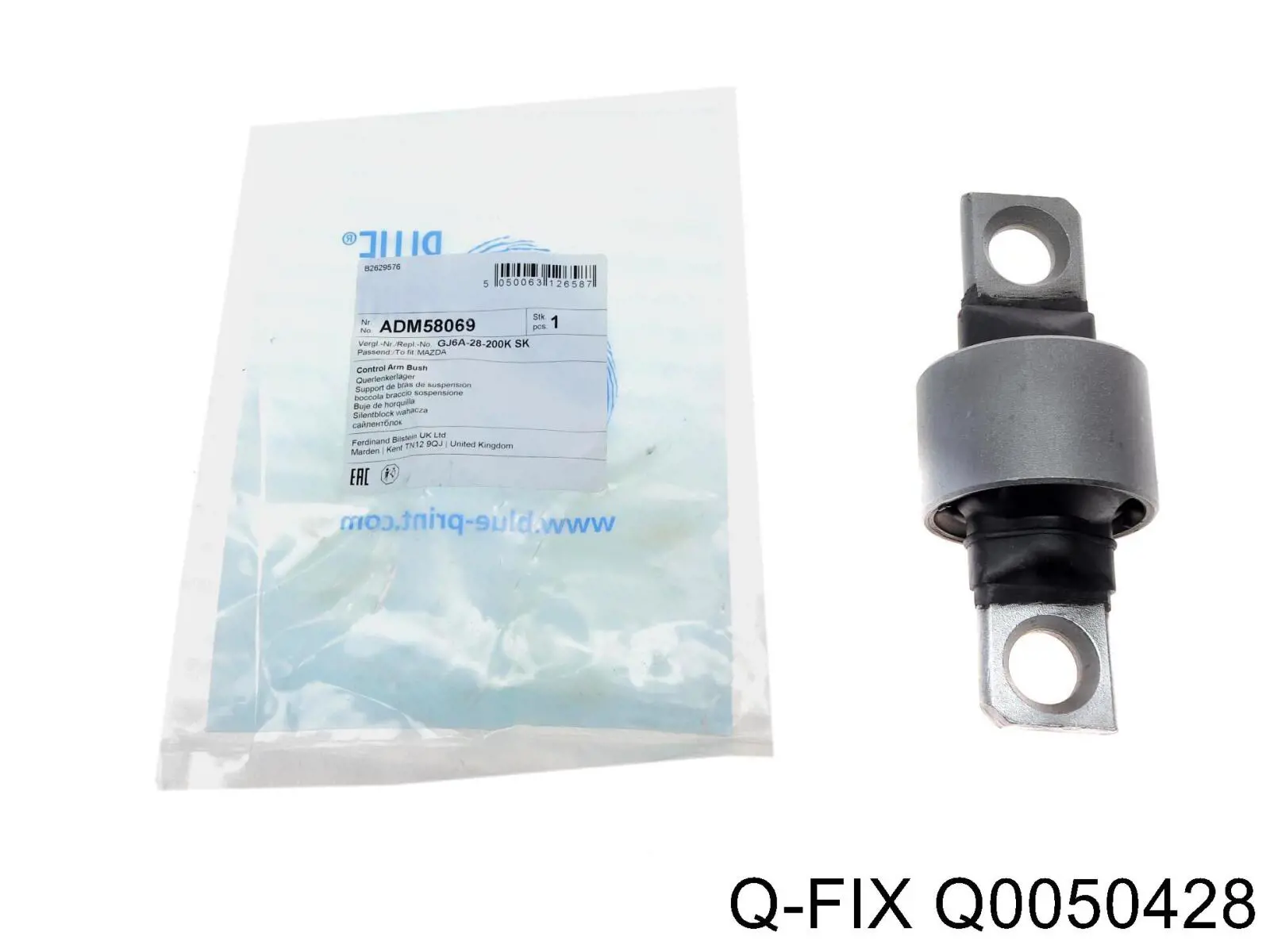 Do koszyka Q0050428 Q-fix Silentblock amortyzatora tylnego