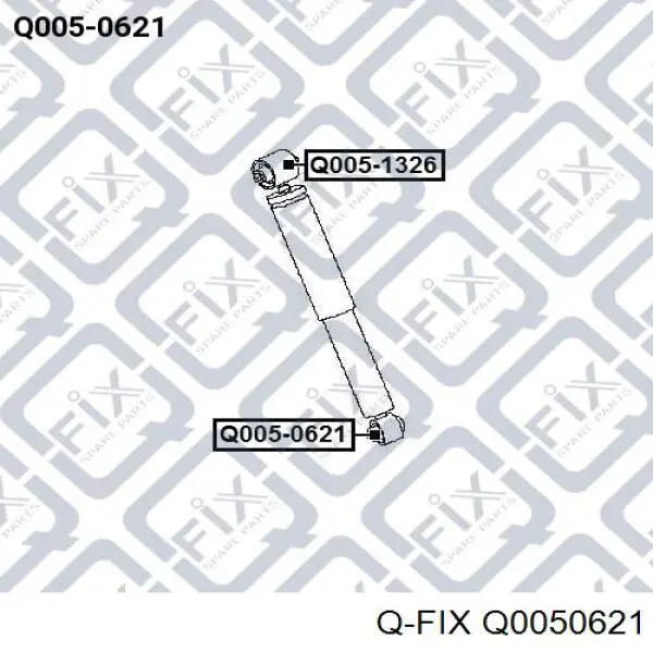 Q0050621 Q-fix silentblock amortyzatora tylnego