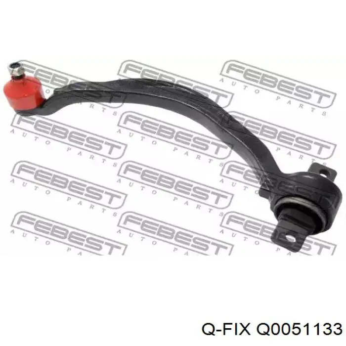 Silentblock trawersu do mocowania tylnego reduktora prawy Q-fix Q0051133