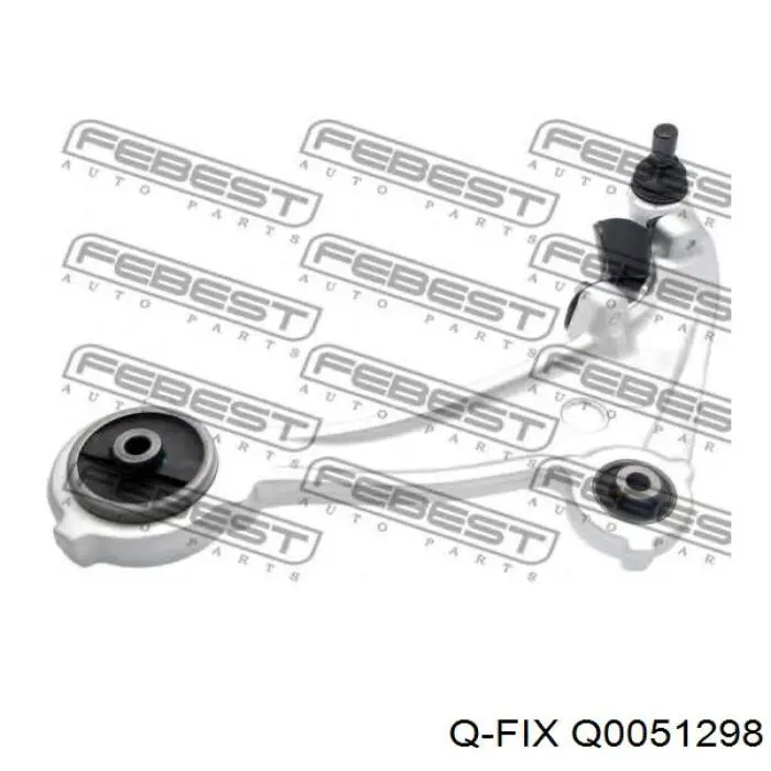 Silentblock przedniego wahacza dolnego Q-fix Q0051298 cena, od 14,52 USD