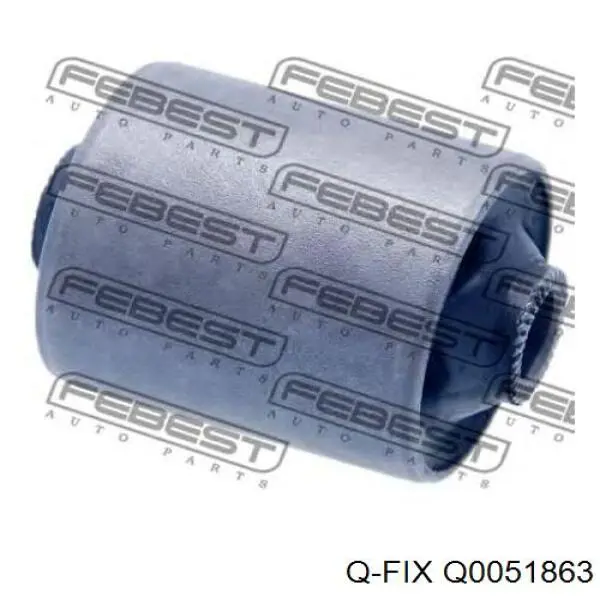 Silentblock tylnego wahacza podłużnego tyłny Q-fix Q0051863