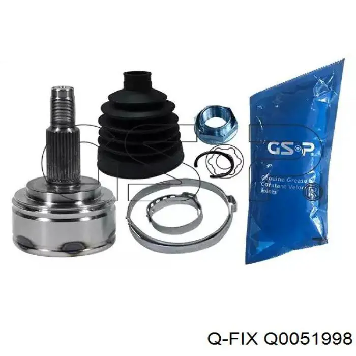 Do koszyka Q0051998 Q-fix Silentblock trawersu do mocowania tylnego reduktora przedni