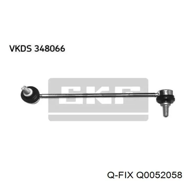 Silentblock przedniego wahacza dolnego Q0052058 Q-fix