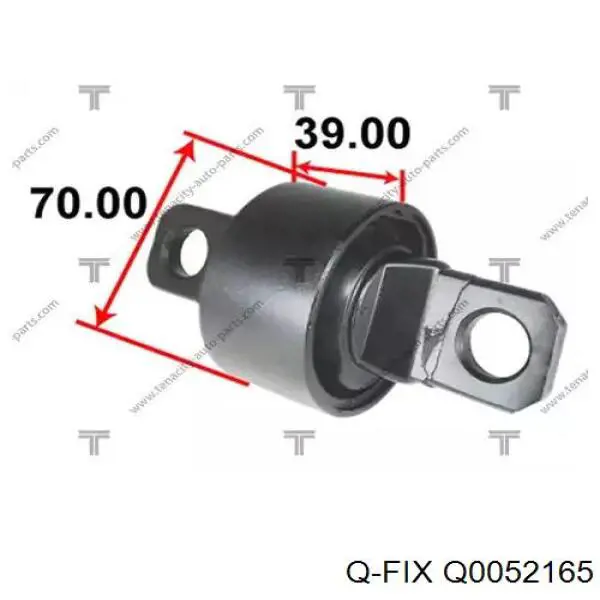 Silentblock tylnego wahacza podłużnego przedni Q-fix Q0052165 cena, od 25,00 USD