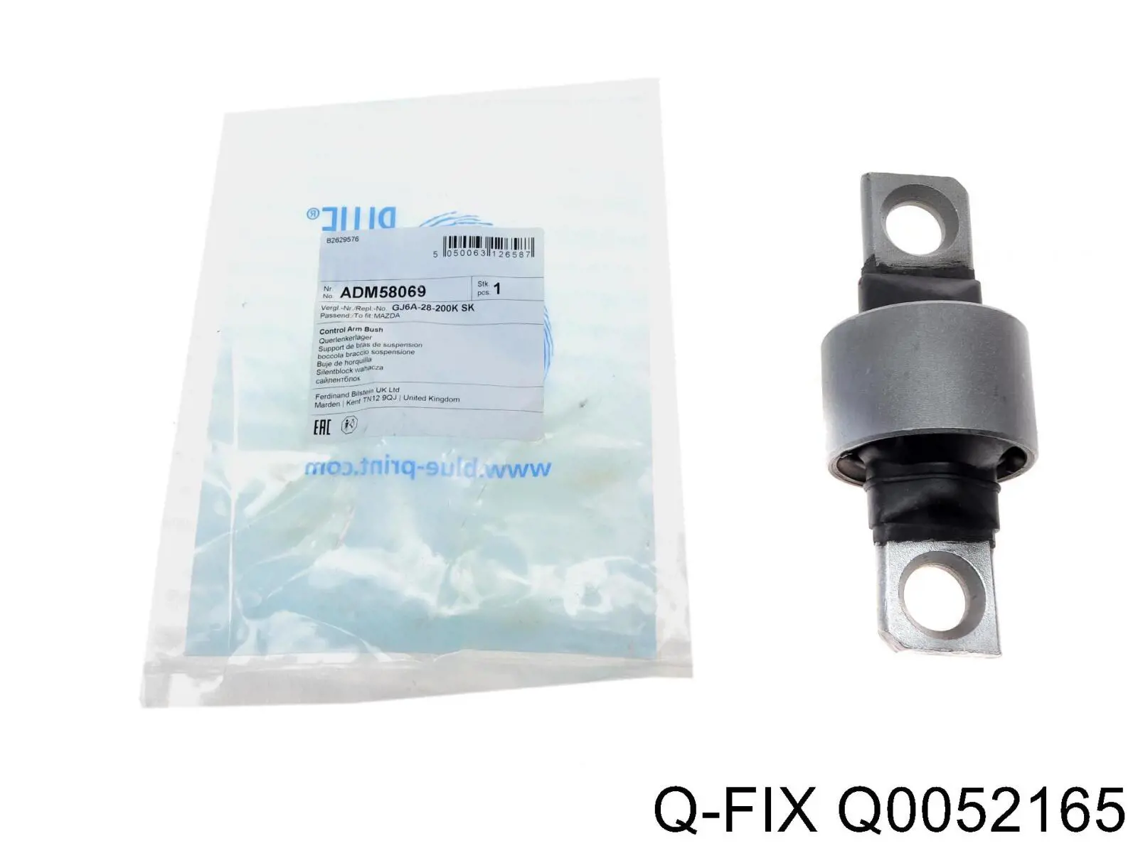 Q0052165 Q-fix Silentblock tylnego wahacza podłużnego przedni