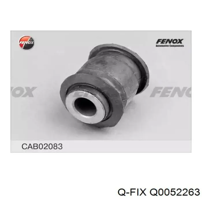 Silentblock tylnego wahacza poprzecznego Q-fix Q0052263