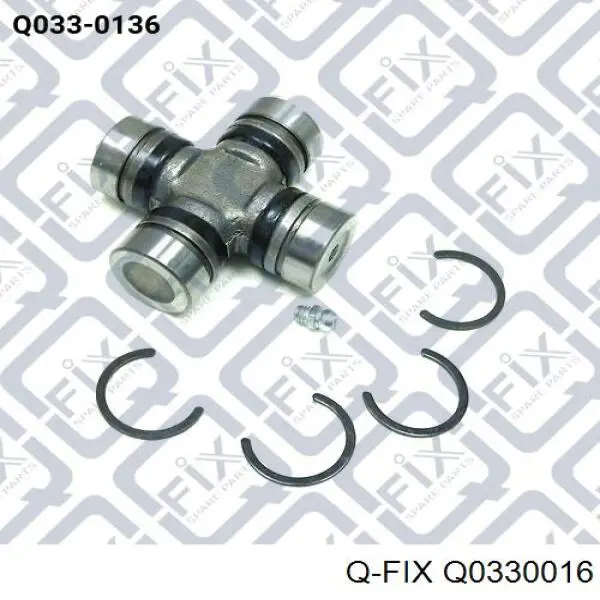 Do koszyka Q0330016 Q-fix Krzyżak wału Cardana tylnego