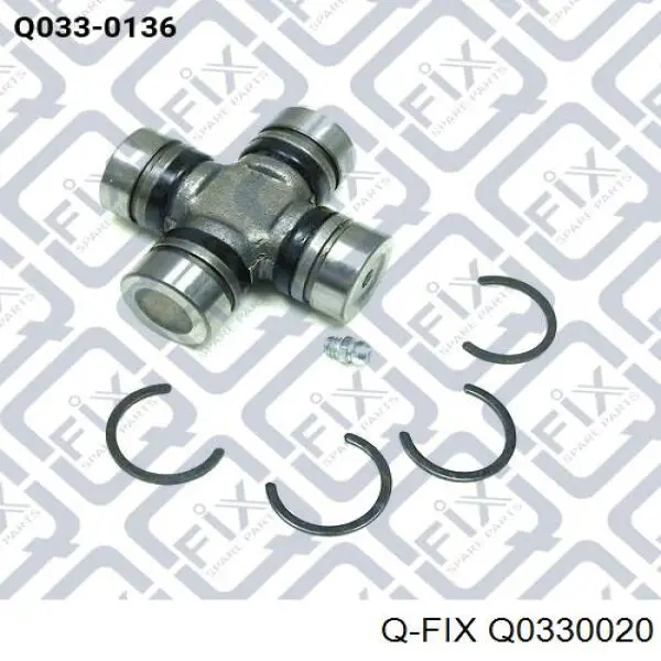Do koszyka Q0330020 Q-fix Krzyżak wału Cardana tylnego