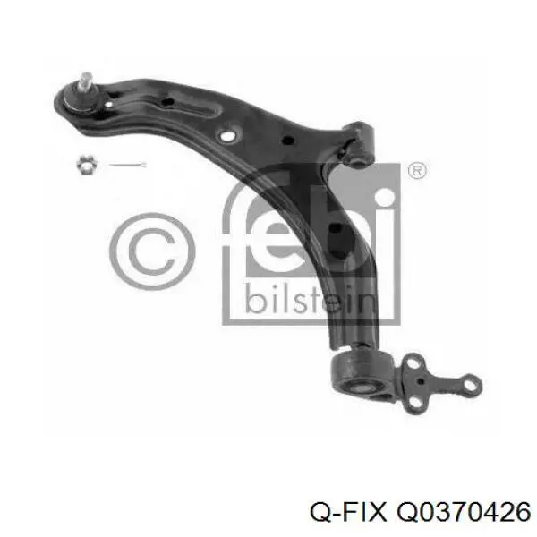 Do koszyka Q0370426 Q-fix Wahacz zawieszenia przedniego dolny lewy