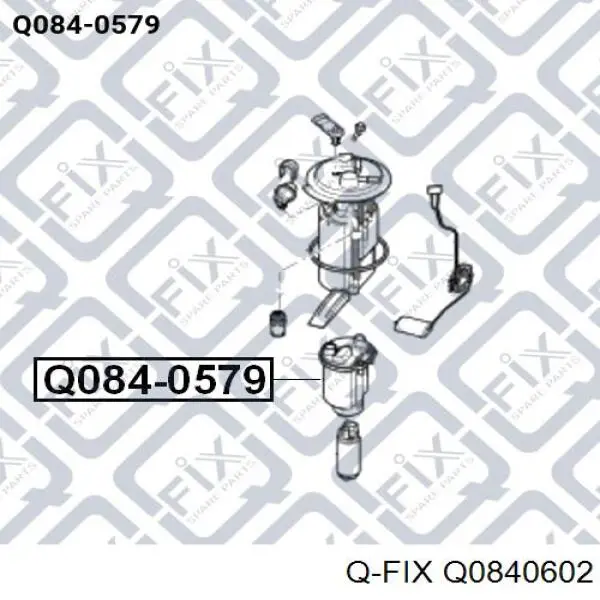 Filtr paliwa Q0840602 Q-fix