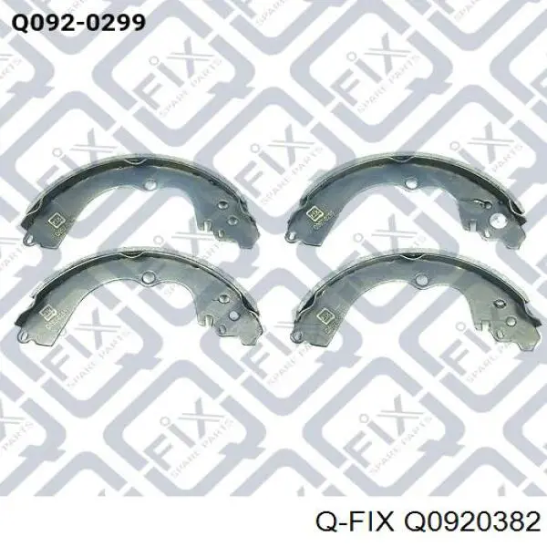 Q0920382 Q-fix Klocki hamulca ręcznego