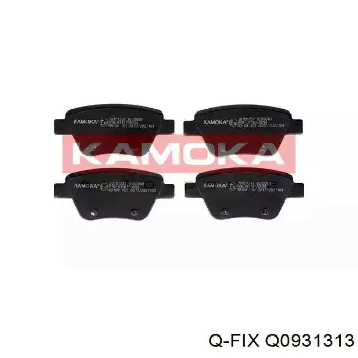 Okładziny (klocki) do hamulców tarczowych tylne Q-fix Q0931313 cena, od 21,47 USD