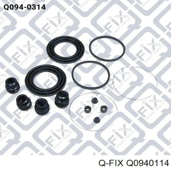 Q0940114 Q-fix Tuleja zacisku hamulcowego przedniego